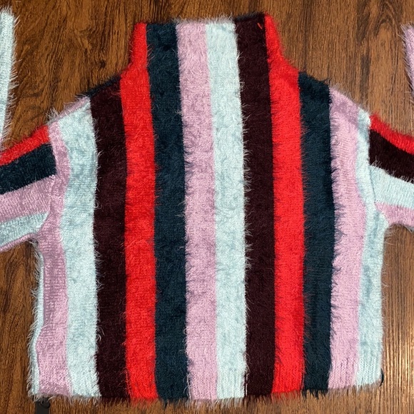 BLANKNYC Striped Mock Neck Sweater Mad Hatter Women’s Sz XS-NWT! - Picture 8 of 12